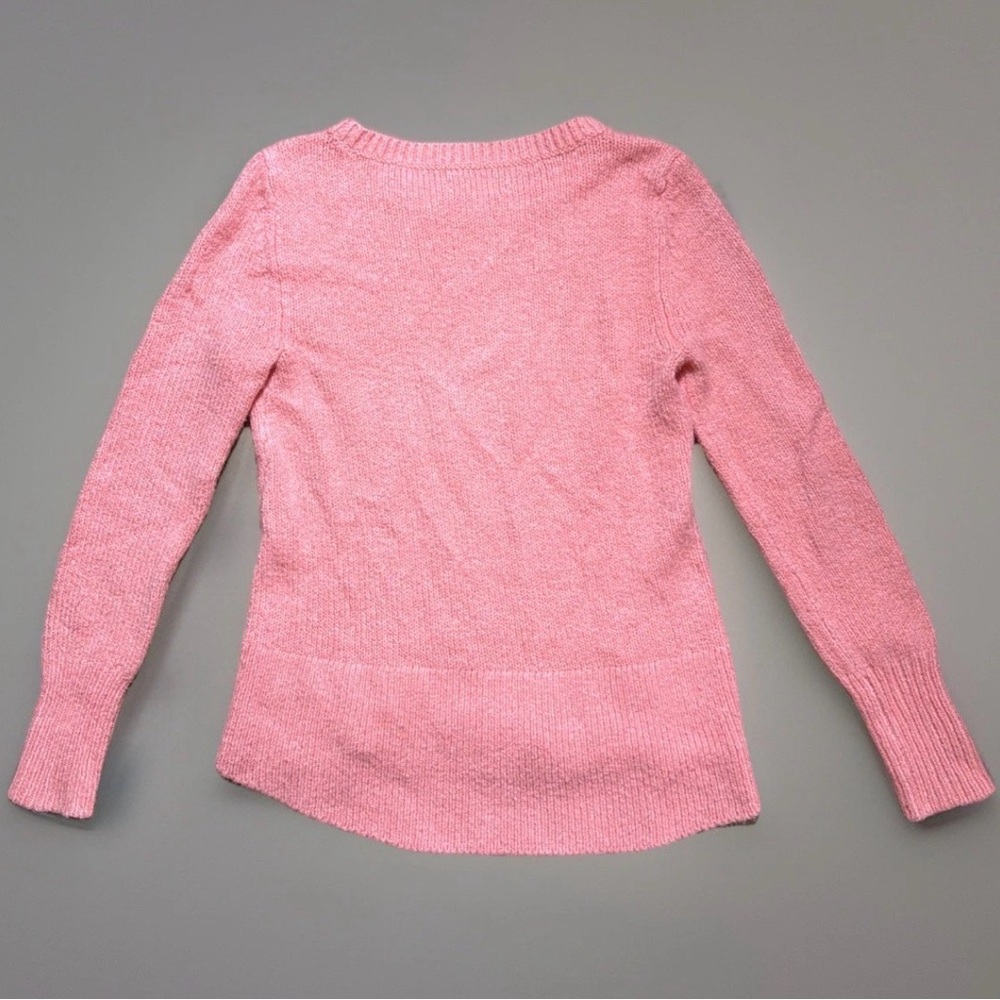 LOU & GREY Coral Pink Oversized Relaxed Soft Sweater Women's X-Small Crew Neck - Picture 2 of 7